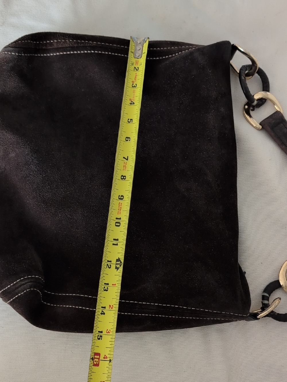 2016 Michael Kors Brown Suede Hobo Bag - Picture 10 of 15